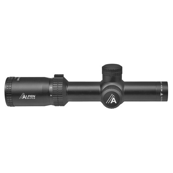 Alpen Kodiak 1-4x24 AR-BDC Reticle Rifle Scope has a fast focus eyepiece